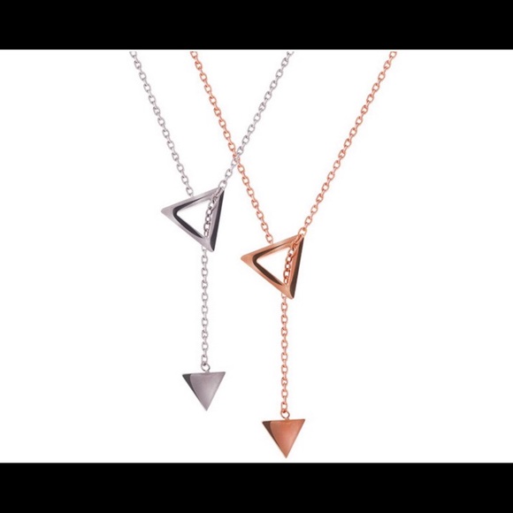 Jewelry - 🎄 (925) TRIANGLE 2 in 1 LARIAT NECKLACE/BRACELET